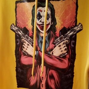 Yellow graphics sweater